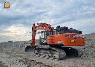 Hitachi ZX 490 + GPS trim... Omgeving Gorinchem