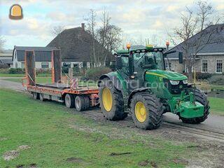 Tractor + plateauwagen Omgeving Den Helder