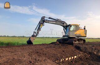 Volvo EC140E + GPS Omgeving Alphen a/d Rijn