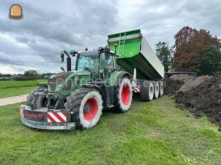 Kipper/dumper met kleppen... Omgeving Lisse