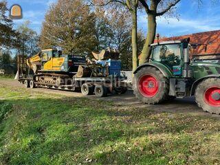 Tractor+Dieplader Omgeving Land van Cuijk