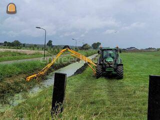 Tractor met herder Omgeving Leiden