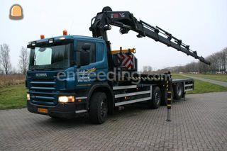 Scania laadkraanauto Omgeving Sliedrecht