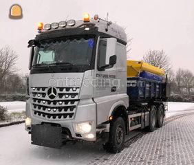 Strooiwagen met sneeuwsch... Omgeving Dendermonde, Berlare, Uitbergen,