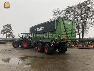 Tractor + opraapwagen Omgeving Hilversum