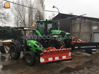 Winterdienst met tractor ... Omgeving Antwerpen