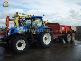 New Holland 155 + Beco 18... Omgeving Lisse