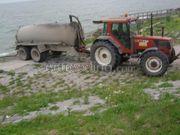 Tractor + waterwagen JD + Cavaro 10m3