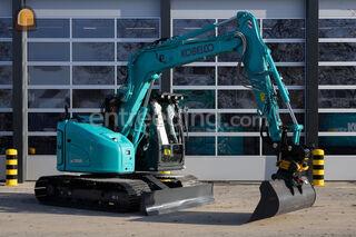 Kobelco SK75 + GPS en DKS Omgeving Alphen a/d Rijn