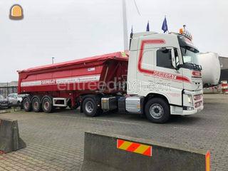 Volvo trekker met kipper Omgeving Antwerpen