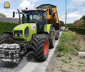 Claas tractor met contain... Omgeving Herentals, Turnhout