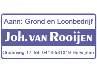 Joh. van Rooijen Aannemers-, Grond- en Loonbedrijf,Herwijnen