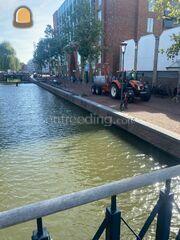 Tractor + waterwagen Omgeving Alphen a/d Rijn