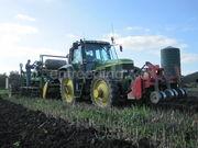 Tractor + rooier John Deere 6910 + koops bollenrooier 1,50m