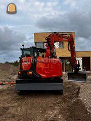 Hitachi ZX95US-7 Omgeving Alphen a/d Rijn