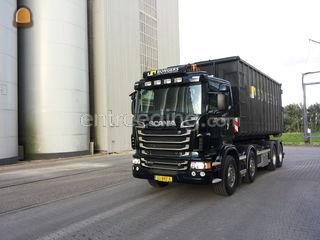 Scania 8x4 met 30 tons ha... Omgeving Tiel