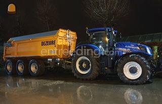Tractor met Dezeure dumpk... Omgeving Gent