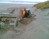 vrij graven strandtent