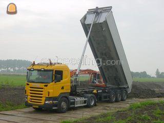 Scania met kiptrailer 28 ... Omgeving Alphen a/d Rijn