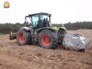 Tractor + Rodungsfrees Omgeving Emmen