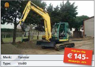 Yanmar Vio80 Omgeving Hilversum
