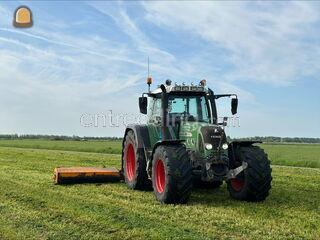 Tractor + Klepelmaaier Omgeving Kamerik