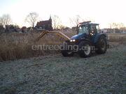 Tractor + maaikorf New Holland TS 115