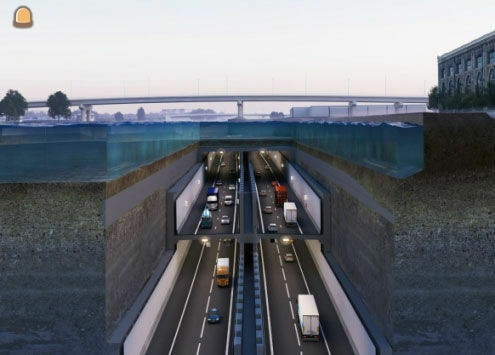 Start bouw Kanaaltunnels Albertkanaal voor Oosterweelproject