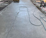 aanleg uitgewassen beton door Hoogmartens Wegenbouw (bron foto: facebookpagina Hoogmartens)