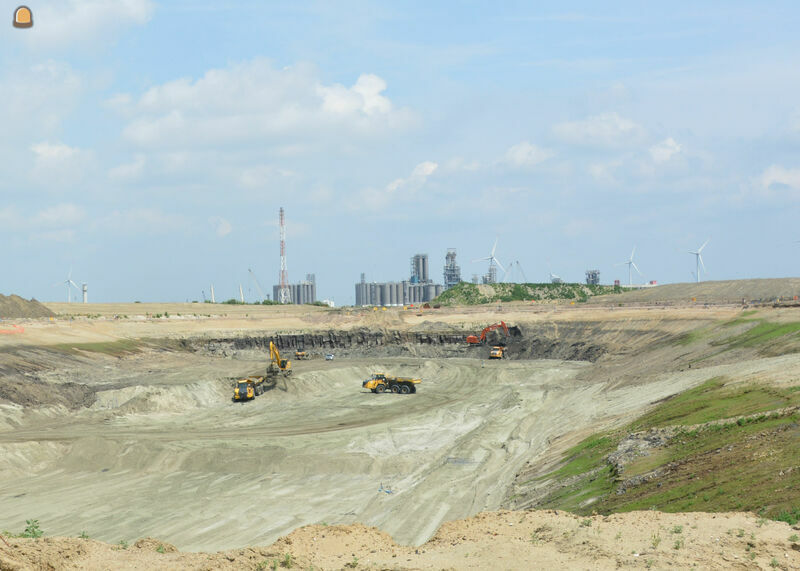 uitgraving van de ingang voor de Oosterweeltunnels (foto juni 2023)