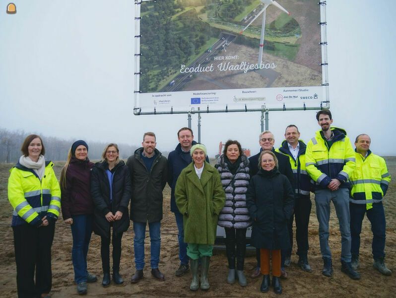 Vlaamse ministers Lydia Peeters en Zuhal Demir staken in Lommel de eerste spade in de grond 