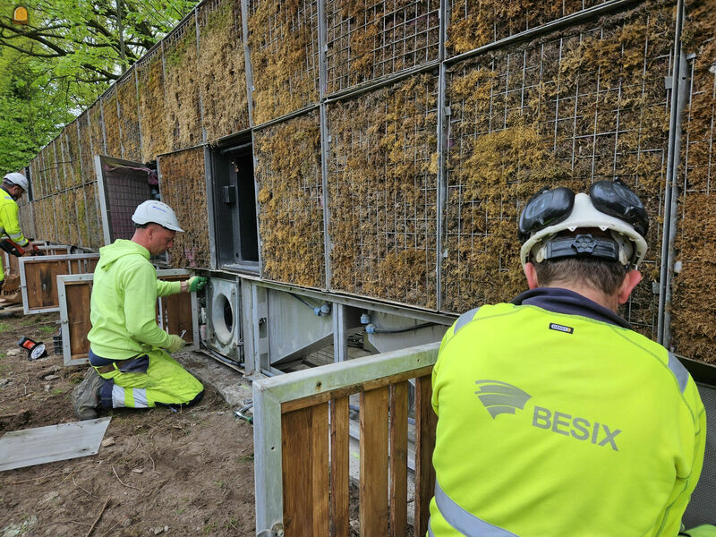 BESIX Clean Air ontwikkelde deze panelen voor steden die schoner, groener, koeler en stiller zijn