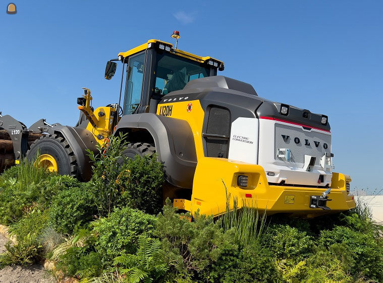 ervaar de Volvo L120H Electric Conversion op Demo Days