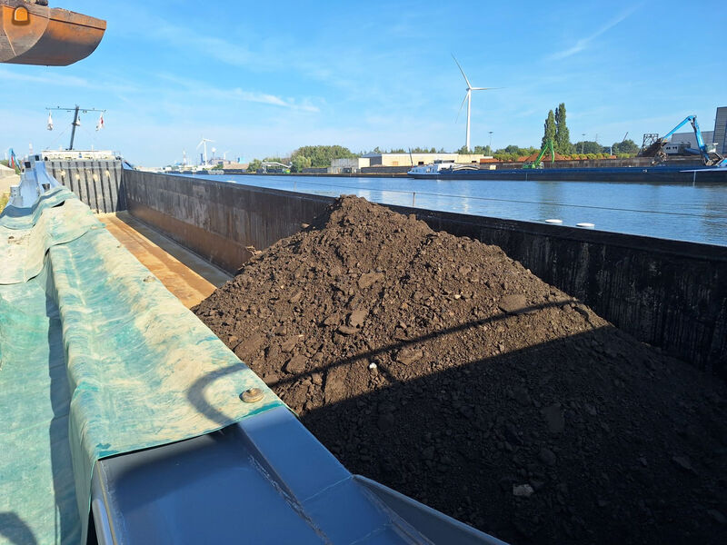 Op dinsdag 27 augustus vertrok een nieuwe lading van 1.500 ton. Dit vervangt 52 vrachtwagenritten!