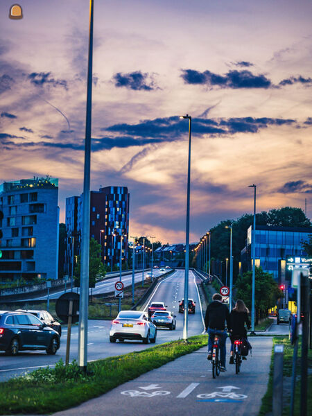 Ledverlichting (2023) op en rond het Joanna-Maria Artoisplein (R23) in Leuven 