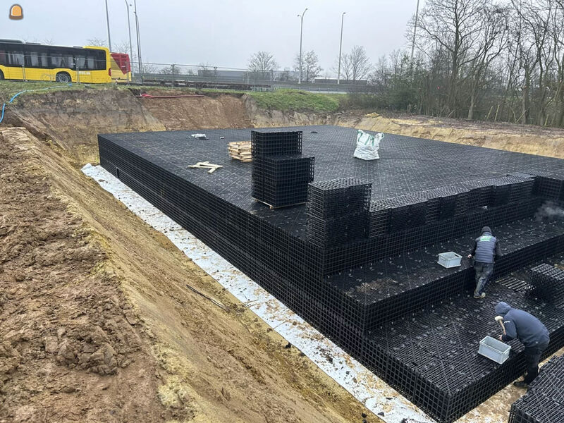 foto: Watermanagement project voor TEC Charleroi - Variobox / Deschacht