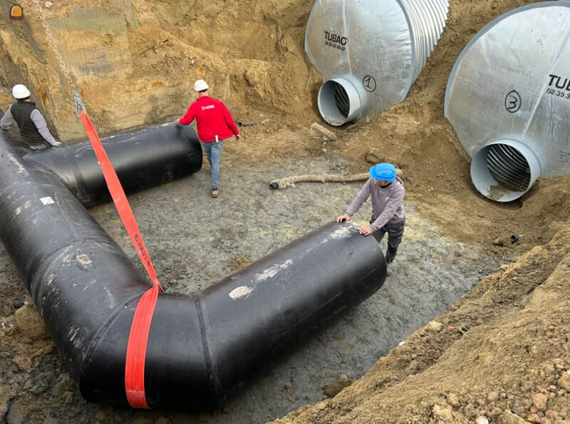 Ondergrondse oplossingen voor sprinklertank en bluswatertank