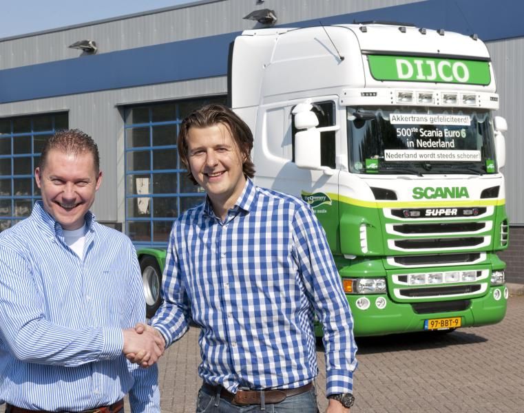 500ste Scania Euro6 op kenteken in Nederland