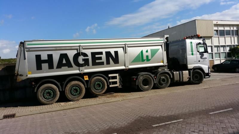 Vermiste AJK kippertrailer van R. Hagen BV uit Weesp