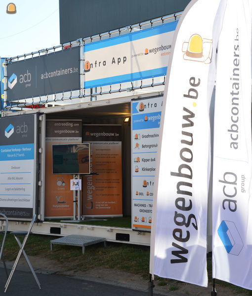 Kom Wegenbouw.be/Entreeding & ACB Containers bezoeken op stand D90 op Matexpo