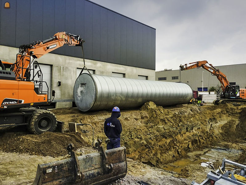 Plaatsing Tubao bij megaproject in Gent