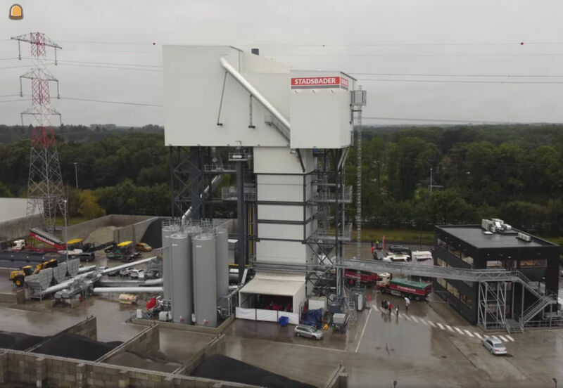 Stadsbader opende in Grobbendonk haar gloednieuwe, high-end asfaltcentrale 