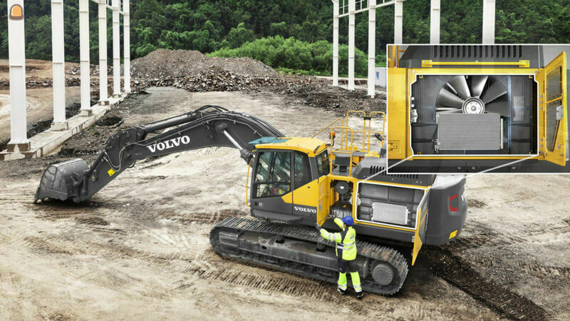 Volvo EC380E Hybrid is groener en zuiniger