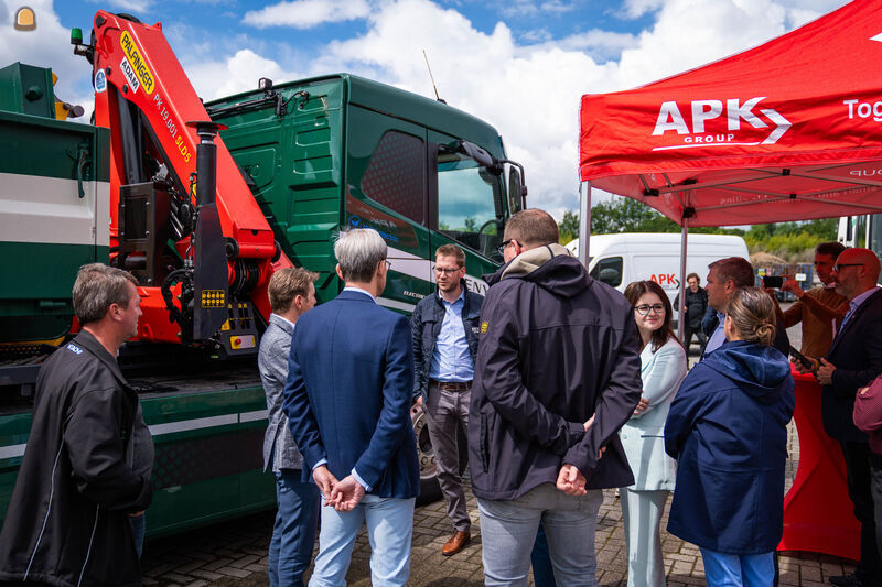 Bij Denys werd de eerste vol-elektrische bouwtruck geleverd