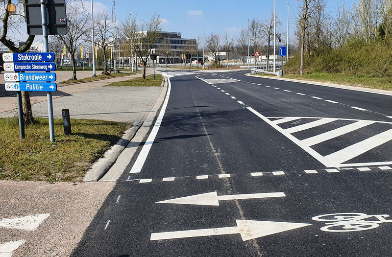 asfalteringswerken N71 te Hasselt  
